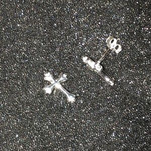 Jewelry - Sterling Silver Cross Earrings. New! Jewelry - Sterling Silver Cross Earrings. New!